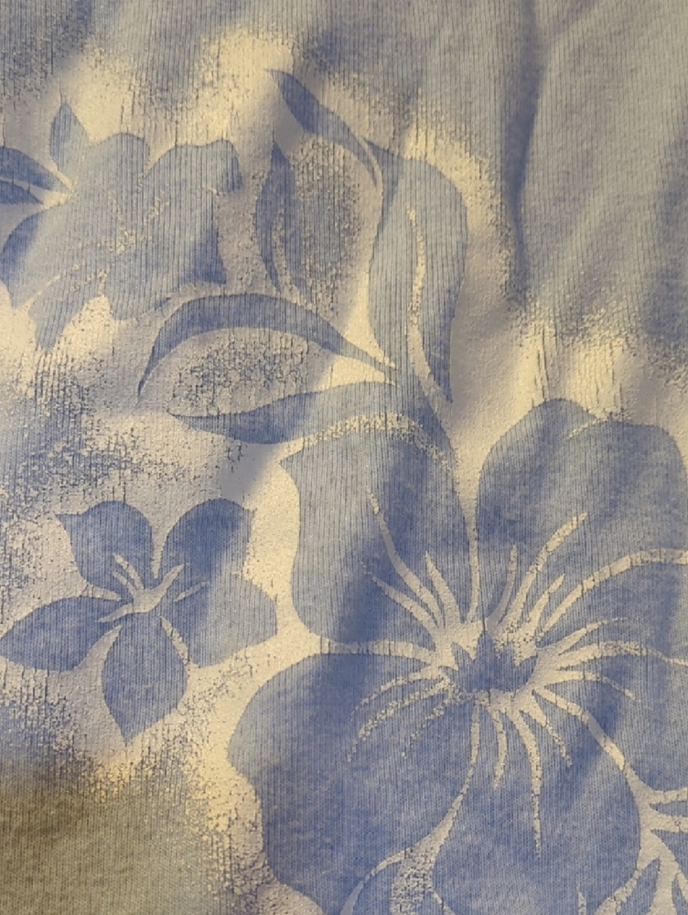 Roxy Light Blue Floral Short Sleeve Tee - Picture 5 of 6